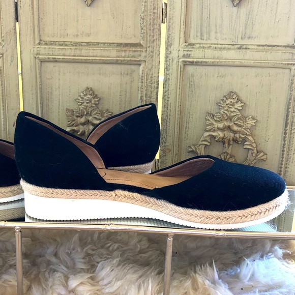 Black Life Stride Soft System Sandal Espadrilles - Picture 3 of 8